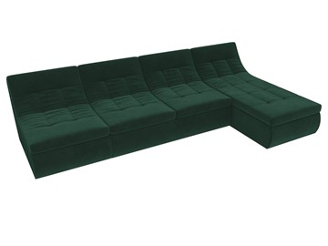 Модульный раскладной диван Холидей, Зеленый (велюр) в Новосибирске - предосмотр 5