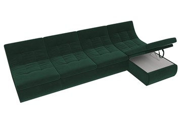 Модульный раскладной диван Холидей, Зеленый (велюр) в Новосибирске - предосмотр 6