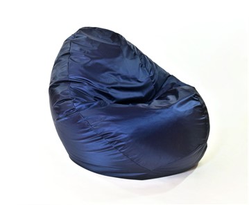 Кресло-мешок Макси, оксфорд, 150х100, черно-синее в Новосибирске