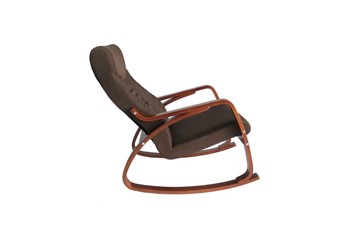 Кресло-качалка Женева, ткань шоколад в Новосибирске - предосмотр 1