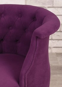 Кресло Бархат (фиолетовый/белый) в Новосибирске - предосмотр 3