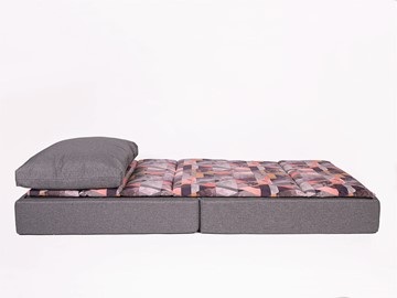 Бескаркасное кресло-кровать Харви, песочный-геометрия браун в Новосибирске - предосмотр 1