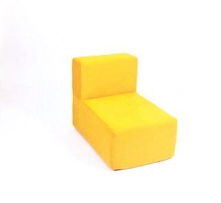 Кресло Тетрис 50х80х60, желтое в Новосибирске