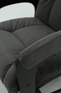 Кресло-качалка Леон маятниковая, ткань AMIGo графит 29-Т-ГР в Новосибирске - предосмотр 1