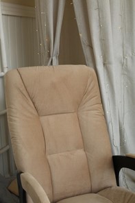Кресло-качалка Леон маятниковая, ткань AMIGo песок 29-Т-П в Новосибирске - предосмотр 7