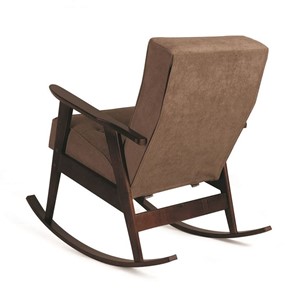 Кресло-качалка Ретро (темный тон / 05 - коричневый) в Новосибирске - предосмотр 1