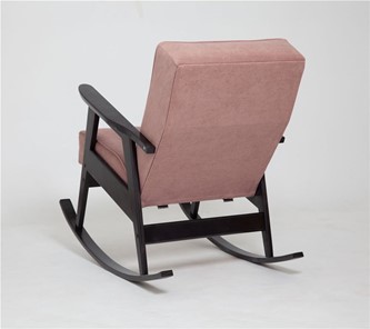 Кресло-качалка Ретро (венге / RS 12 - розовый) в Новосибирске - предосмотр 1