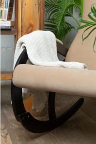 Кресло-качалка в гостиную Корсика, ткань Amigo Beige 34-Т-AB в Новосибирске - предосмотр 5