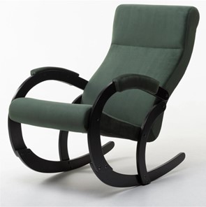 Кресло-качалка Корсика, ткань Amigo Green 34-Т-AG в Бердске