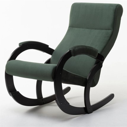 Кресло-качалка Корсика, ткань Amigo Green 34-Т-AG в Новосибирске - изображение