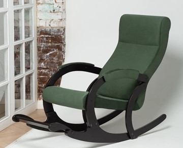 Кресло-качалка в гостиную Марсель, ткань Amigo Green 33-Т-AG в Новосибирске - предосмотр 3