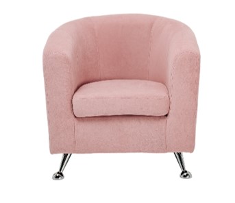 Кресло на ножках Брамс розовый в Новосибирске