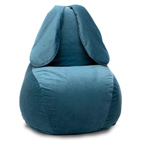 Кресло-мешок Зайка (длинные уши), синий в Бердске