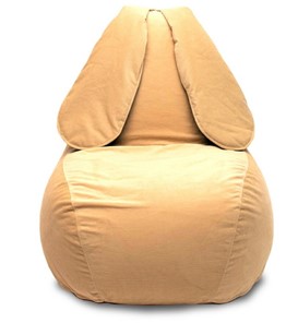 Кресло-игрушка Зайка (длинные уши), желтый в Бердске