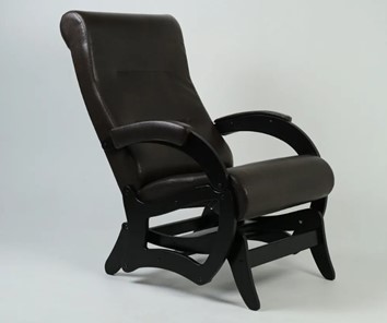Маятниковое кресло Амелия, экокожа венге 35-К-В в Новосибирске - предосмотр