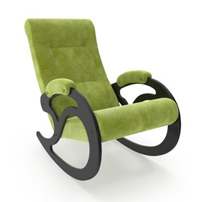 Кресло-качалка Модель 5, Verona 38 Apple Green-велюр в Новосибирске