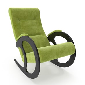 Кресло-качалка Модель 3, Verona 38 Apple Green-велюр в Новосибирске