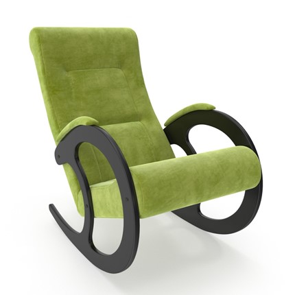 Кресло-качалка Модель 3, Verona 38 Apple Green-велюр в Новосибирске - изображение