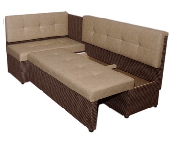 Кухонный угловой диван Нео КМ3 с механизмом 2000х1460 в Бердске - предосмотр 7