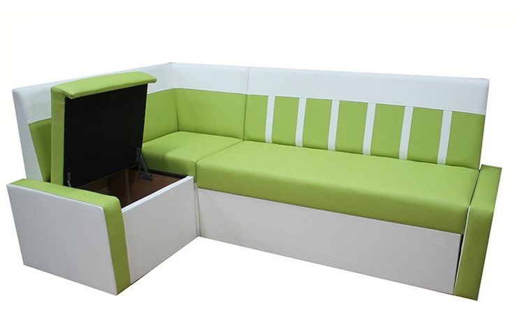 Кухонный угловой диван Квадро 2 со спальным местом в Новосибирске - изображение 1