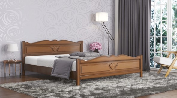 Кровать 2-спальная Венеция 160*200 с основанием в Новосибирске - изображение