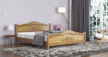 Кровать 2-спальная Виктория 160*195 с основанием в Новосибирске - предосмотр