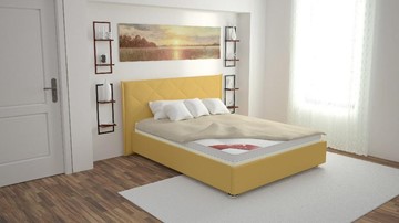 Двуспальная кровать с механизмом Сарма Альба 160х200 (с коробом) в Новосибирске