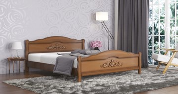 Спальная кровать СВ-Стиль Анастасия 160*200 с основанием в Новосибирске