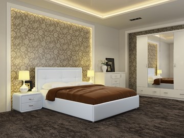 Двуспальная кровать Adele размер 160*200 с основанием в Новосибирске - предосмотр 2