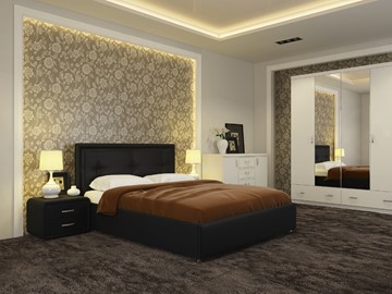 Двуспальная кровать Adele размер 160*200 с основанием в Новосибирске - предосмотр 3