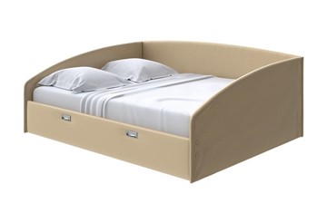Двуспальная кровать Bono 180х200, Экокожа (Золотой перламутр) в Новосибирске