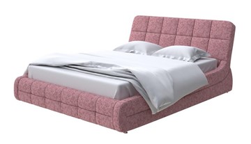 Кровать в спальню Corso-6 160х200, Рогожка (Levis 62 Розовый) в Новосибирске