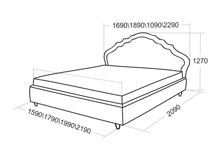 Кровать Эмануэль 1890 в Новосибирске - изображение 4