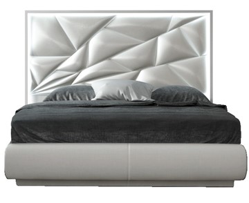 Кровать 2-спальная FRANCO KIU 1242 с LED подсветкой изголовья (180х200) в Новосибирске - предосмотр