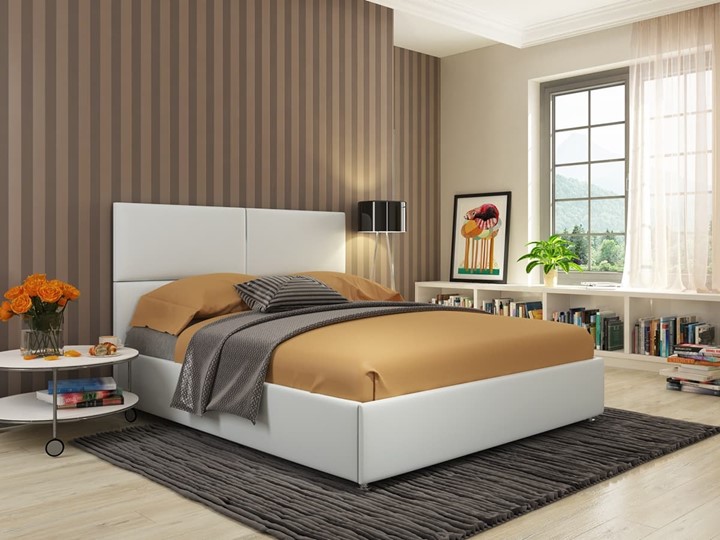 Кровать 2-спальная Jasmin размер 180*200 с основанием в Новосибирске - изображение 3