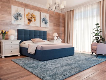 Спальная кровать Люкс размер 160*200 с основанием в Новосибирске - предосмотр 3