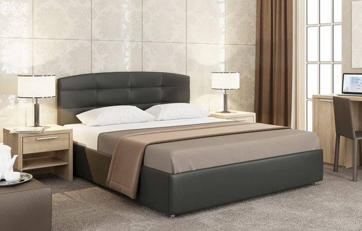 Двуспальная кровать Mishel размер 160*200 с основанием в Новосибирске - изображение 4