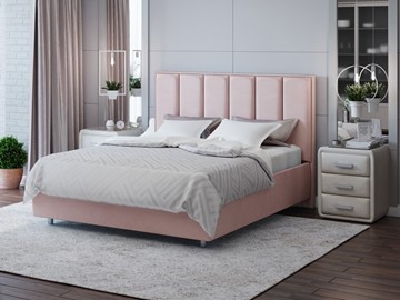 Кровать спальная Routa 180х200, Велюр (Ultra Розовый мусс) в Новосибирске