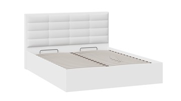 Кровать спальная с подъемным механизмом Агата тип 1 (Белый) в Новосибирске - предосмотр 1
