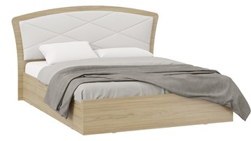 Кровать 2-спальная с подъемным механизмом Сэнди Тип 1 без заглушины (Вяз благородный/Белый) в Новосибирске