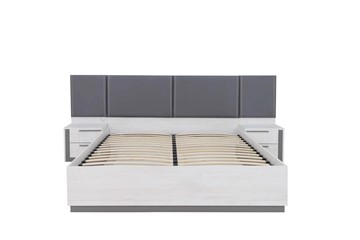 Кровать с подъемным механизмом Винтер-16, винтерберг/темно-серый/спейс графит в Новосибирске - предосмотр 4