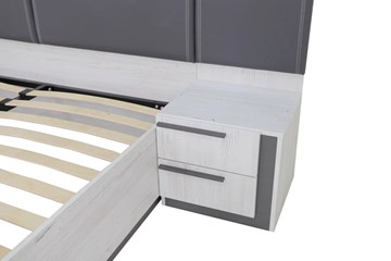 Кровать с подъемным механизмом Винтер-16, винтерберг/темно-серый/спейс графит в Новосибирске - предосмотр 6
