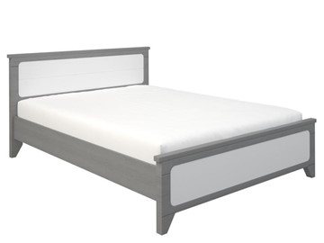 Кровать 2-спальная Соня 1400, Серый/Белый в Новосибирске