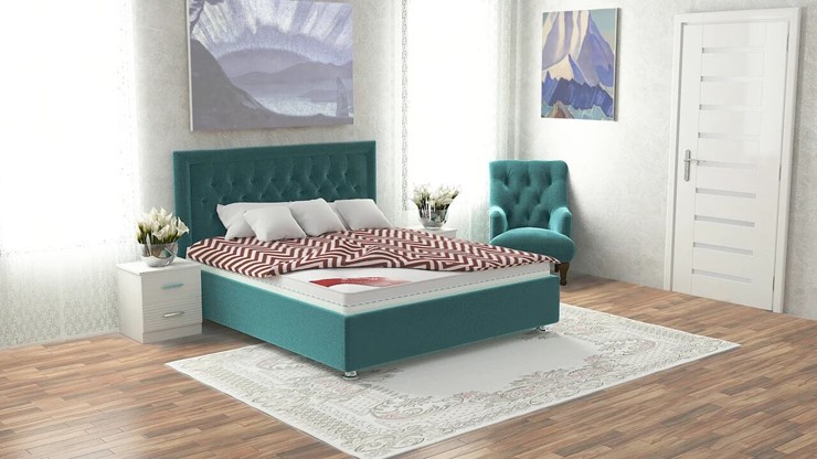 Кровать в спальню Аврора 180х200 (с основанием) в Новосибирске - изображение 6
