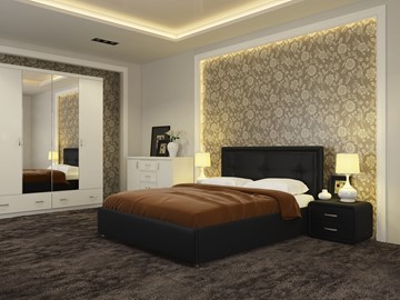 Кровать 2-спальная Adele размер 180*200 с основанием в Новосибирске - предосмотр 1