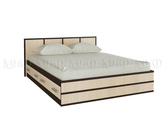 Кровать 1-спальная Сакура 1200 с ящиками в Новосибирске - изображение