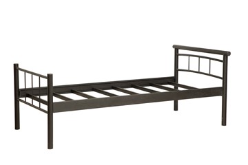 Кровать односпальная 42.25-01 ТОКИО, металл черный в Новосибирске
