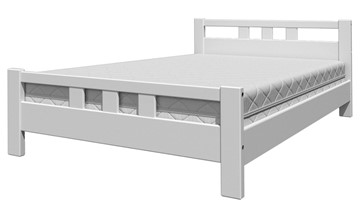 Спальная кровать Вероника-2 (Белый Античный) 140х200 в Бердске