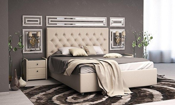 Двуспальная кровать с механизмом Beatrice 180х190 в Новосибирске - изображение