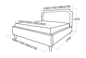 Кровать с механизмом полуторная Леонардо 1590 в Новосибирске - предосмотр 5